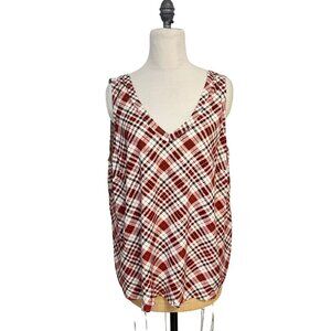 Torrid Challis Tank Ocean Sunset Plaid Women’s Size NWT Various sizes